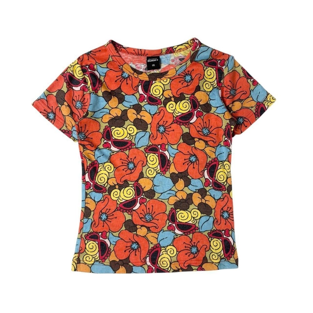 Hysteric Glamour floral AOP baby tee